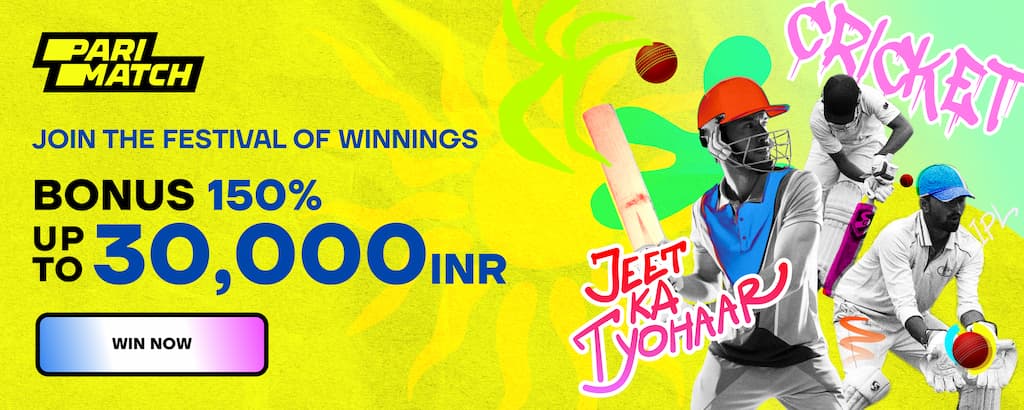 Parimatch Cricket Betting Bonus in Rupees