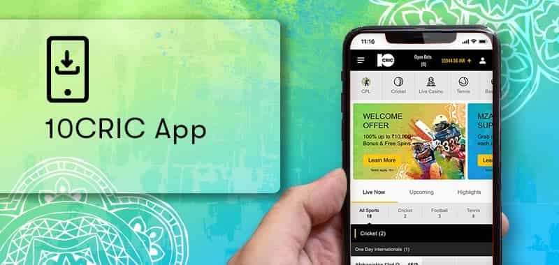 10CRIC betting app for India